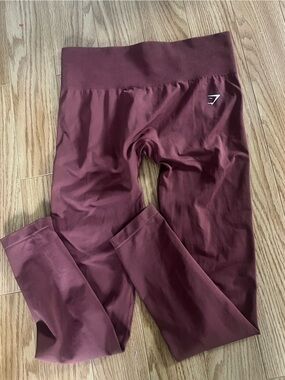 Gymshark Burgundy Leggings size M